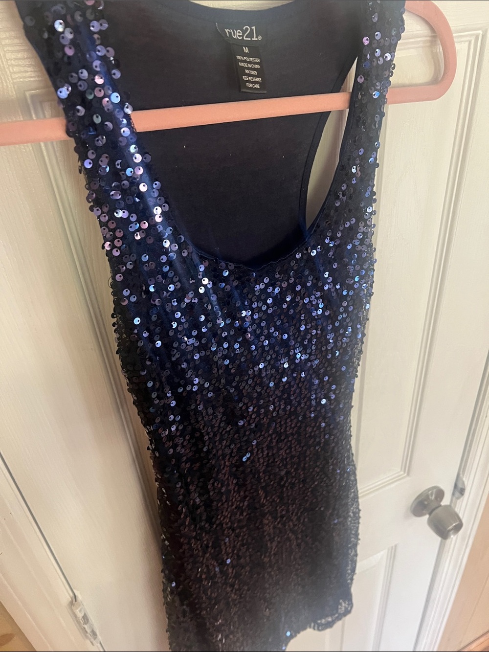 Rue21 Navy Sequin Tank Dress
